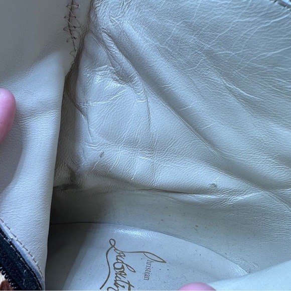 Christian Louboutin‎ Miss Clichy Leopard Print Platform Ankle Booties Sz 10 - Picture 12 of 16